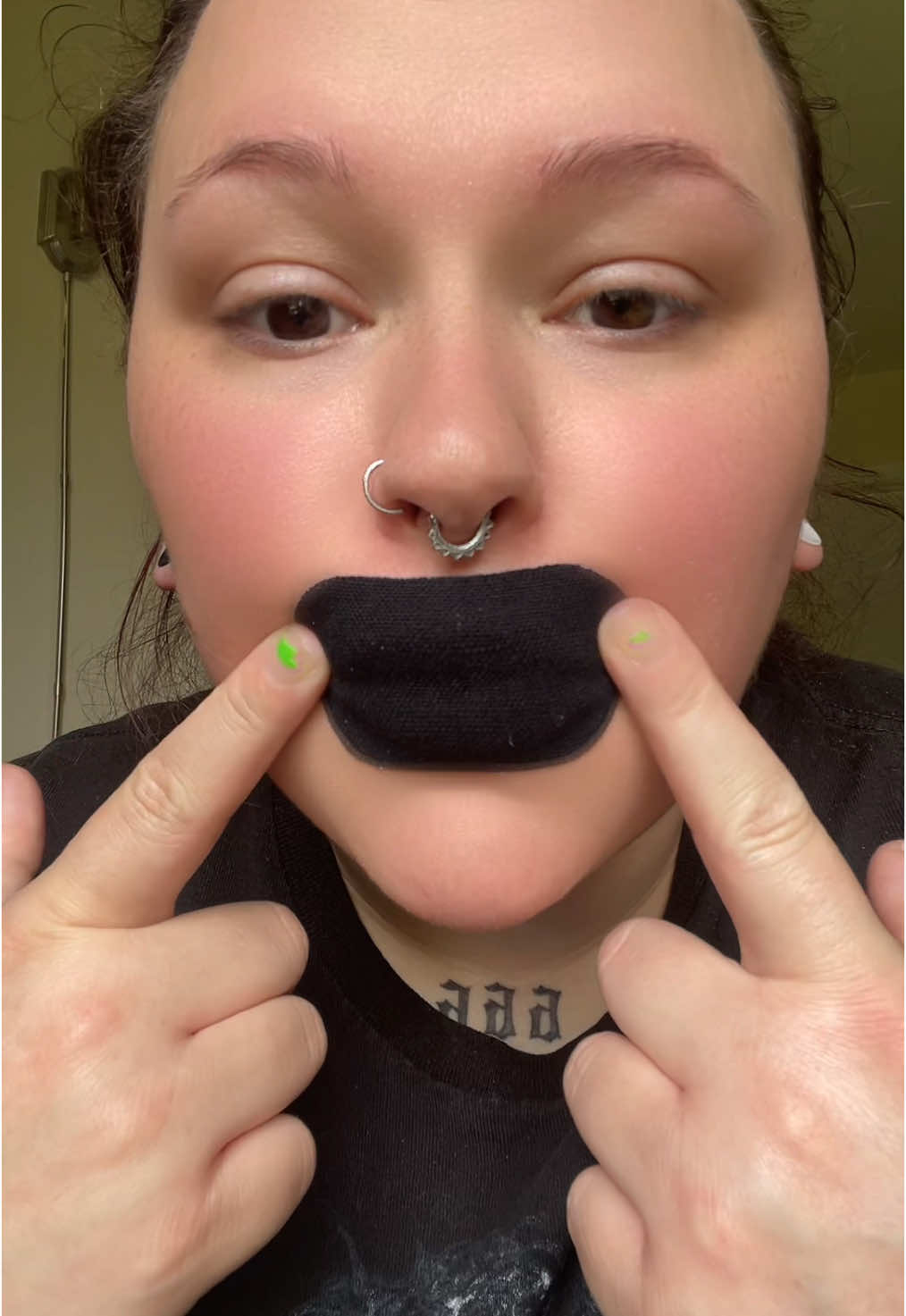 I never thought I’d get these to try…. 😬 #goodnight #sleeptight #fyp #mouthtape #tiktokshop #tiktokshopfinds #fypageシ 