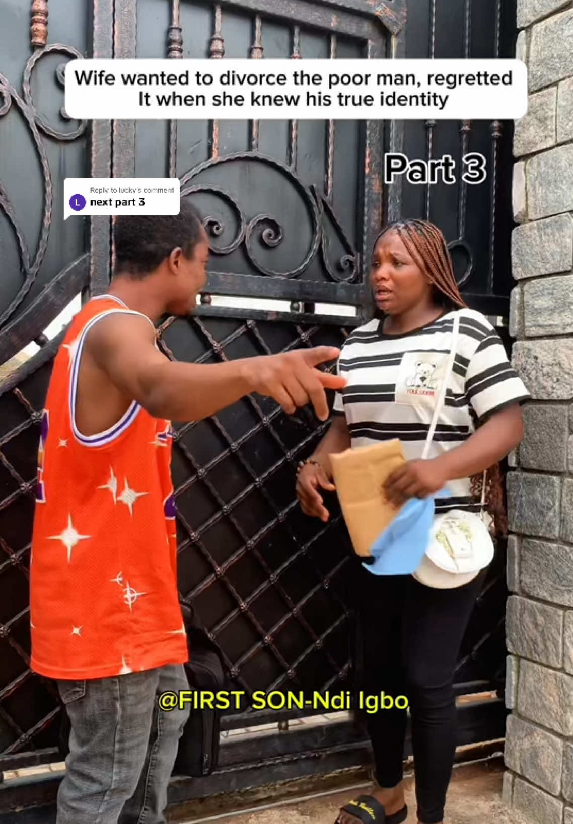 Replying to @lucky wife wanted to divorce the poor man,regretted it when she knew his true identity 😭 #fyp #foryoupage #unitedkingdom #unitedstates #firstsonndiigbo1 #part3 
