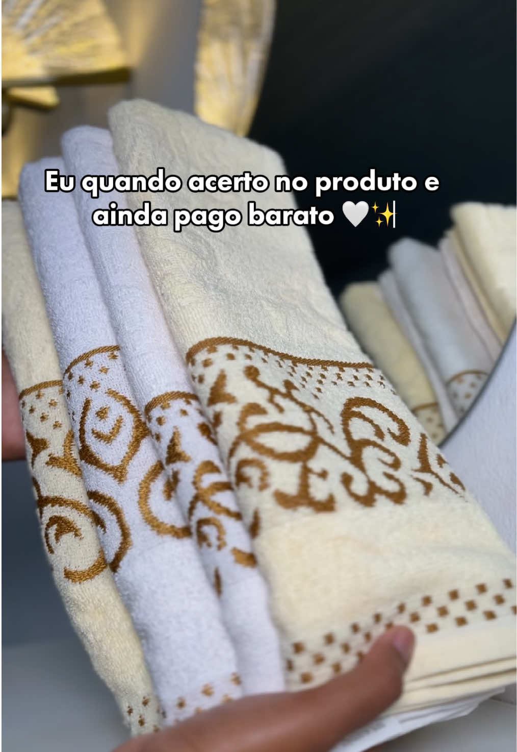 Eu fico toda feliz kkkkkk  #casanova #enxoval #lar #toalha #achadinhasshopee 
