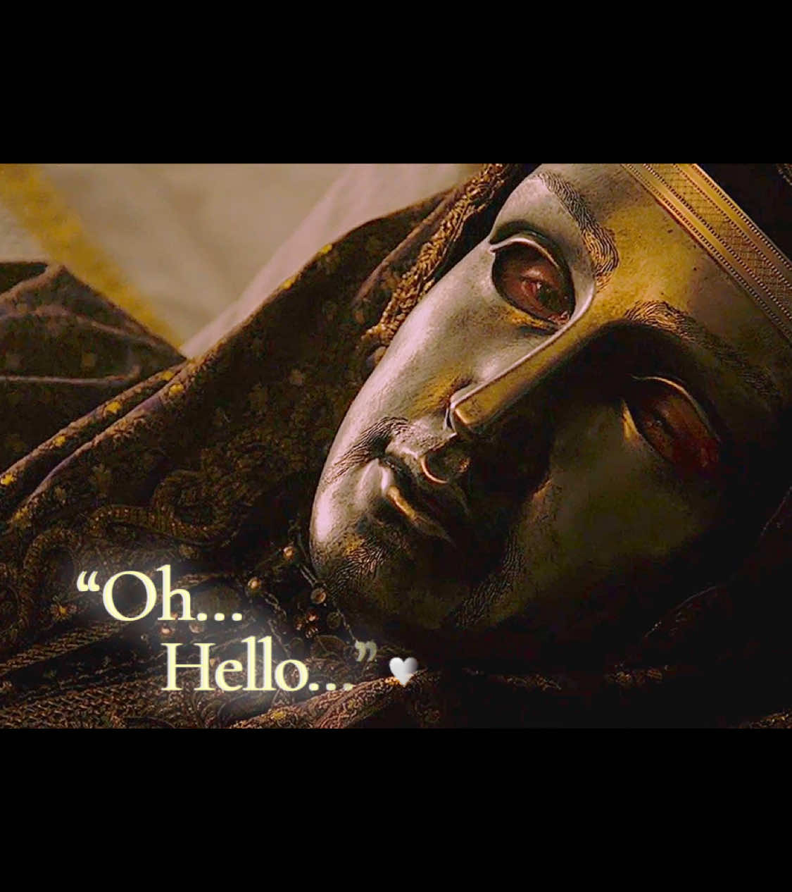 “Beautiful boy” ❤️‍🩹 “in every way” 🫶🏼 he’s so tender (Ik he’s literally dy1nG but still)—this exact moment, his little “oh” and his “hello”, they shatter my soul 🥺  #kingbaldwiniv #kingdomofheaven #kingdomofjerusalem #saint #historicalfiction #movie #baldwiniv #baudouiniv #medievalhistory #crusader #sibylla #edwardnorton #evagreen 