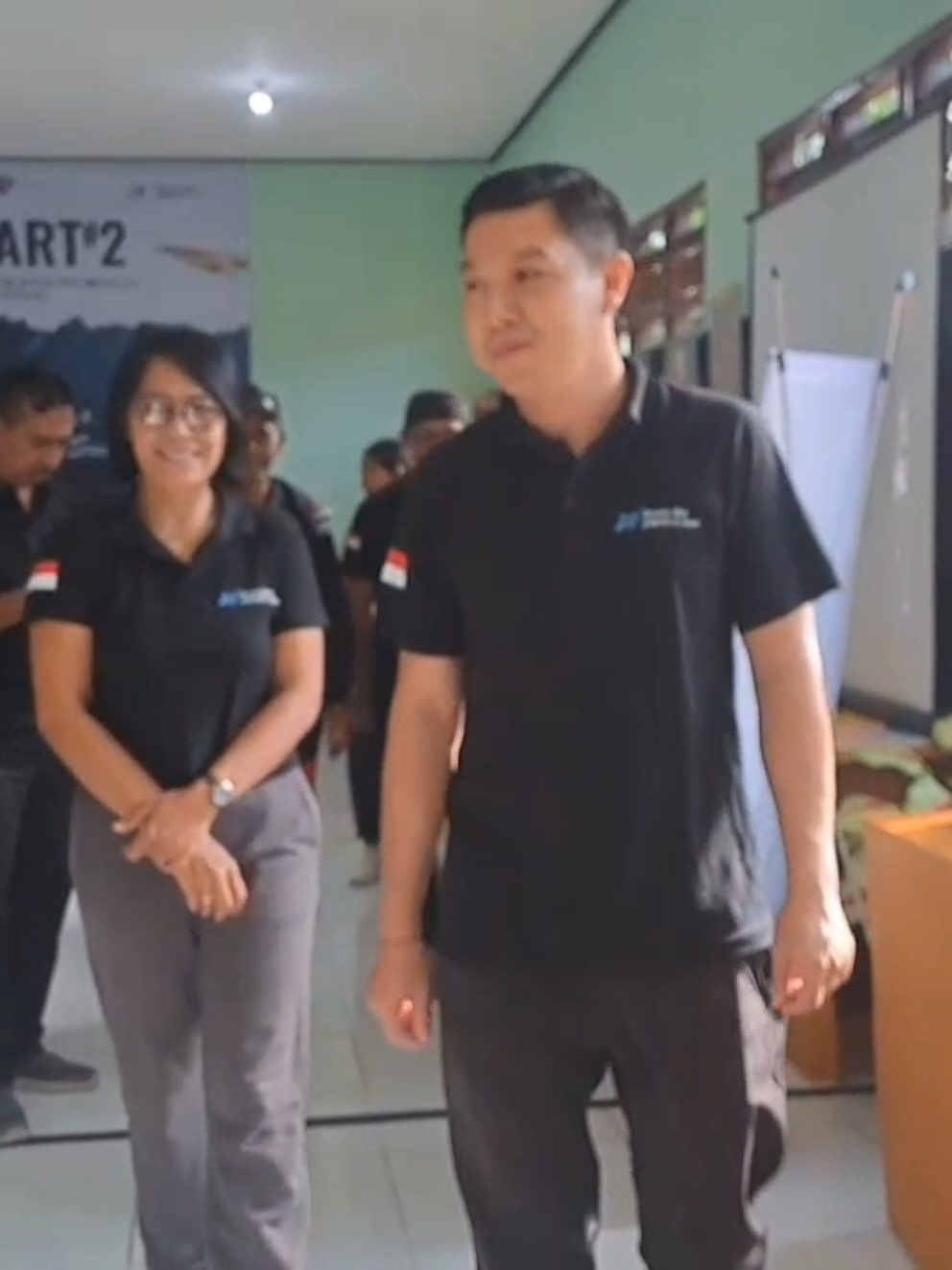 mendampingi Bapak Camat Susut dalam Pembukaan Pameran Hasil Karya Siswa 
