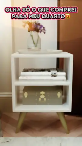 🛏️a queridinha do quarto estar aqui!! ✨Deixe seu cantinho mais charmoso com nossa mesa de cabeceira retrô! Ideal para quarto de casal👩‍❤️‍👨, com design moderno+ toque de vintage 😍 pronta entrega e envio rápido.   #mesa #decoracao #casas #achadosshopee 
