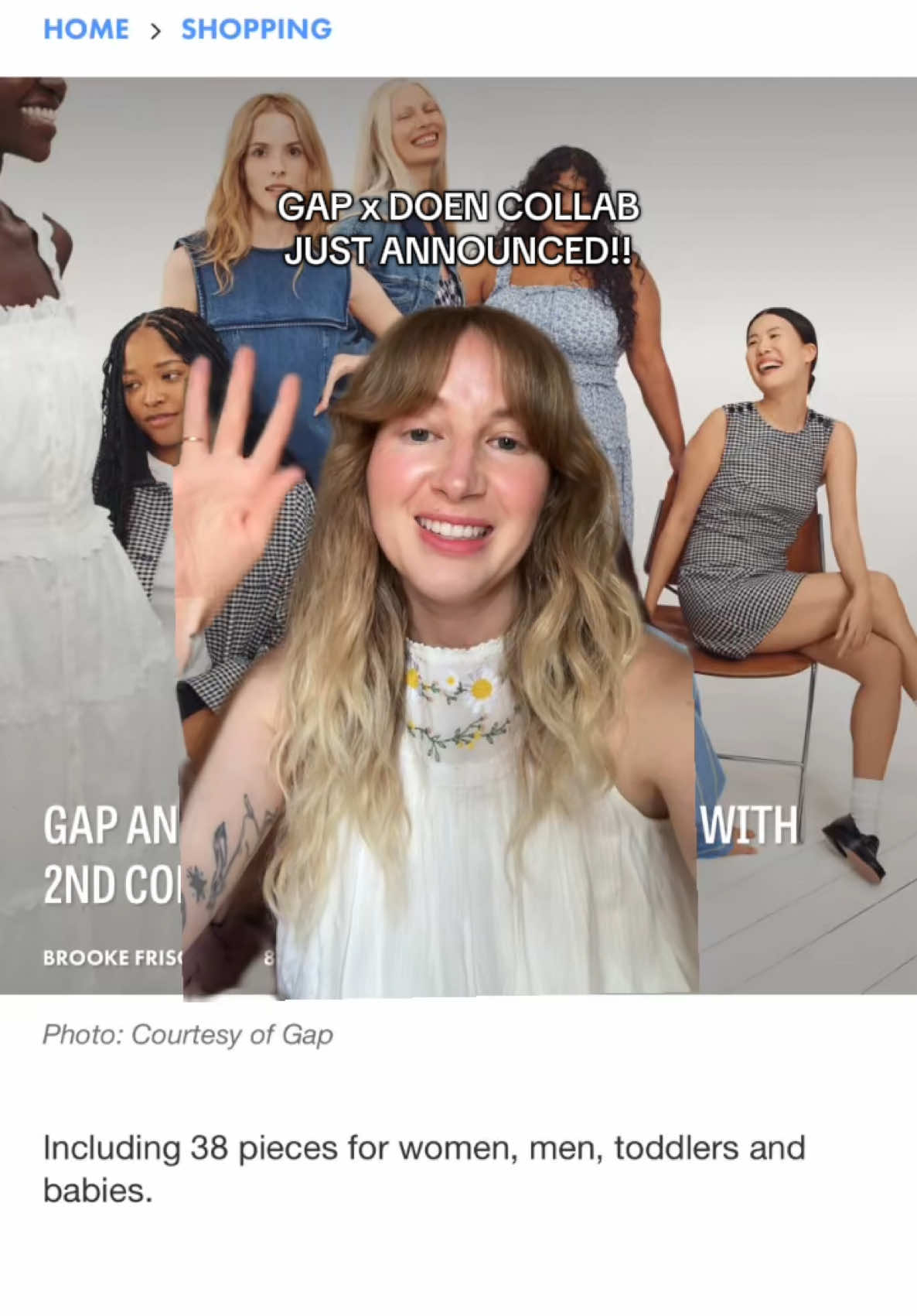 finding out about this collab feels like Christmas morning!!! @DÔEN @gap  #greenscreen #doen #gap #fashiontiktok #shopping 