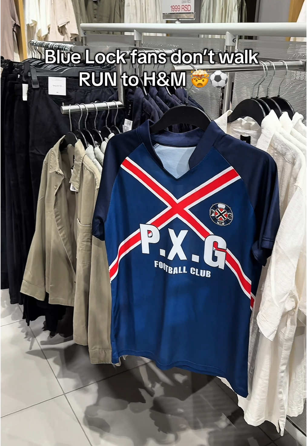 Do you like my Blue Lock jersey? 🤔🥶