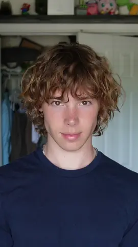 Applying 100 layers of hair gel to my hair