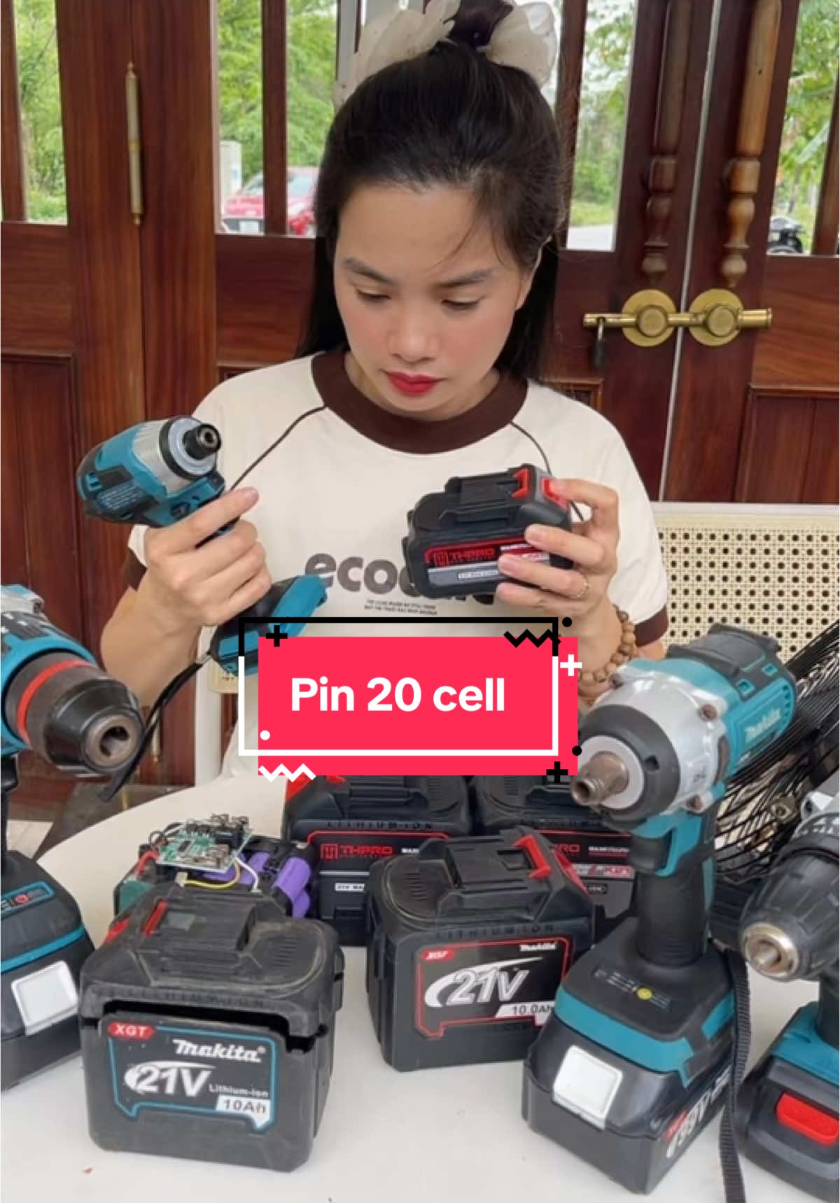Pin 20 cell #thanhmai92 #cokhi #pin20cell #pin20cellmakita 