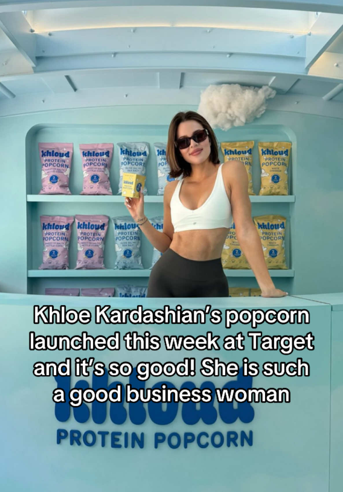 Khloe’s protein popcorn is now available at Target! #khloekardashian #kardashians #thekardashians #protein 