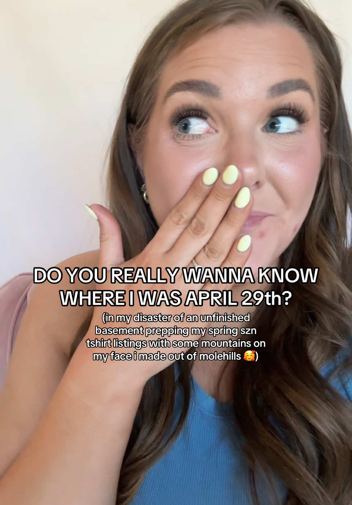 I actually have no idea how to stop picking the TINIEST of blemishes and I need tips lmao #april29th