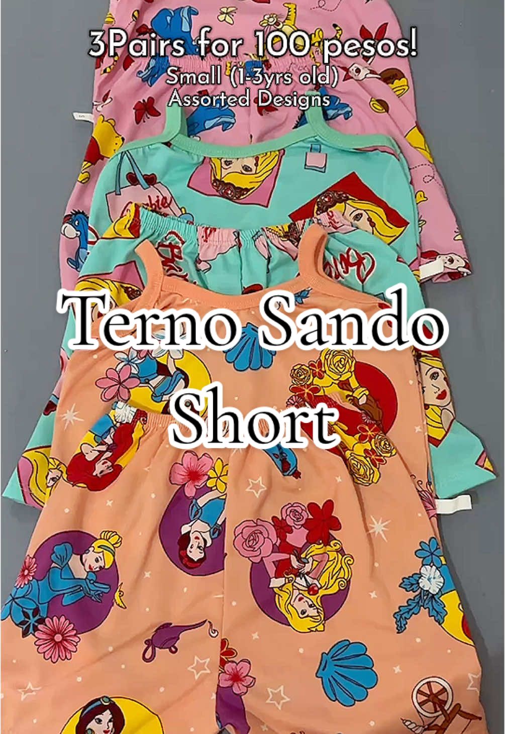 Terno Sando Short for Kids Girls #terno #sandoterno #pambahay #pambahayterno #kidsclothes #summerclothes 