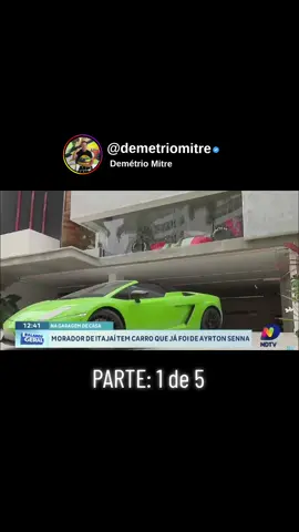 Gostaria de agradecer minha participação na Rede Record no @balancogeral na @ndtvitajai na sexta feira (25/04) foi uma honra receber vocês aqui na minha casa.  Parte 1 de 5 #f1 #senna #ayrtonsenna #formula1 #explorar #explore #luxo #carro #carrosdeluxo #mclaren #car #superacao #Lifestyle