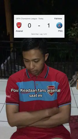 Masih ada leg 2 #arsenal #arsenalfc #thegunners #uefachampionsleague #ligachampions #ucl #arsenalvspsg #psg #arsenalfans #psgfans #fyp #football #footballtiktok 