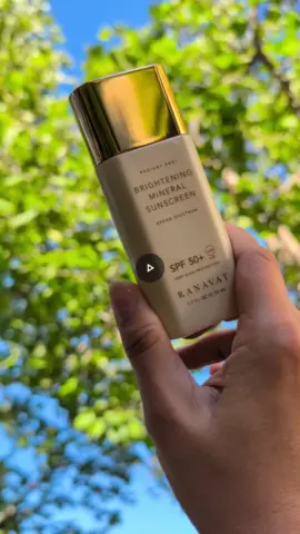 Glow protected. Glow empowered. Ranavat. This Brightening Mineral Sunscreen SPF 50+ is officially a fave. It’s sheer, lightweight, and doesn’t leave a white cast. Formulated with non-nano zinc for protection + Ayurvedic ingredients like saffron and ashwagandha that may help brighten and calm the skin over time. Wears beautifully under makeup and feels like skincare. Also… the packaging? Luxe and travel-friendly, it feels like a skincare ritual every time. #Gifted #Ranavat #MineralSunscreen #SPF50  #AyurvedicSkincare #GlowingSkin #CleanBeauty #SPFeveryday #SkincareTok #DewySkin #SummerSkin #SkincareReview #fyp @Ranavat 