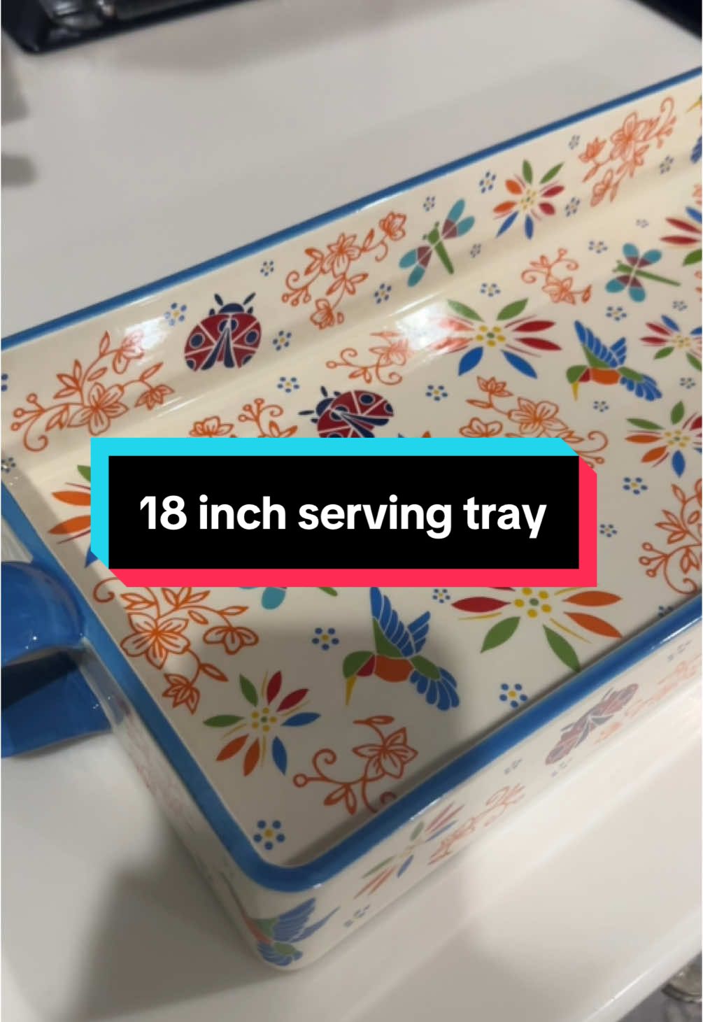 #QVC #ServingTray #DishwasherSafe #BeautifulTray 