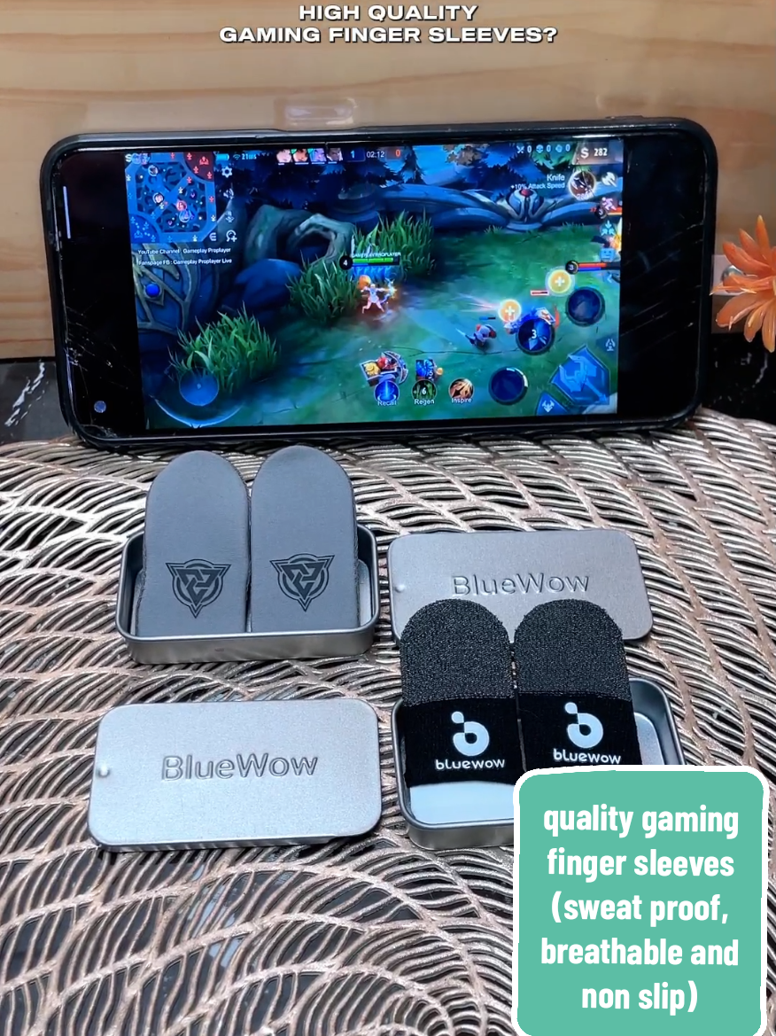 Sweat proof  , Non slip  & breathable finger sleeves for gaming ✨ #fingersleeve #fingersleevesforgaming #fingersleeves #gamingsleeve #codm #mlbb #callofduty #roblox #gamers #gamersoftiktok #gaming #fypシ゚ #budolfinds #bluewowfingersleeves #fypシ゚viral 