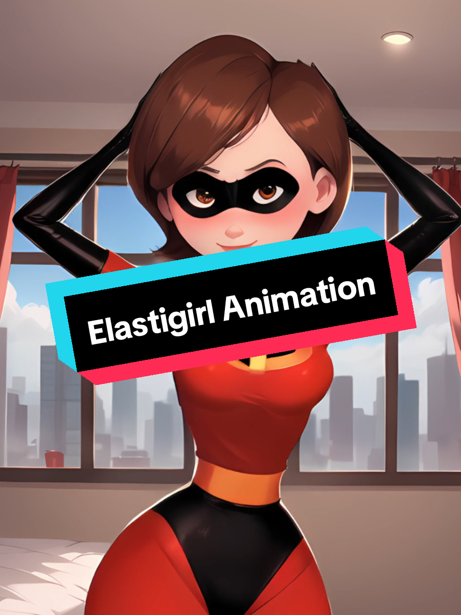 Elastigirl Animation #elastigirl #animation #pixar #edit #aianimation #fyp #ai 
