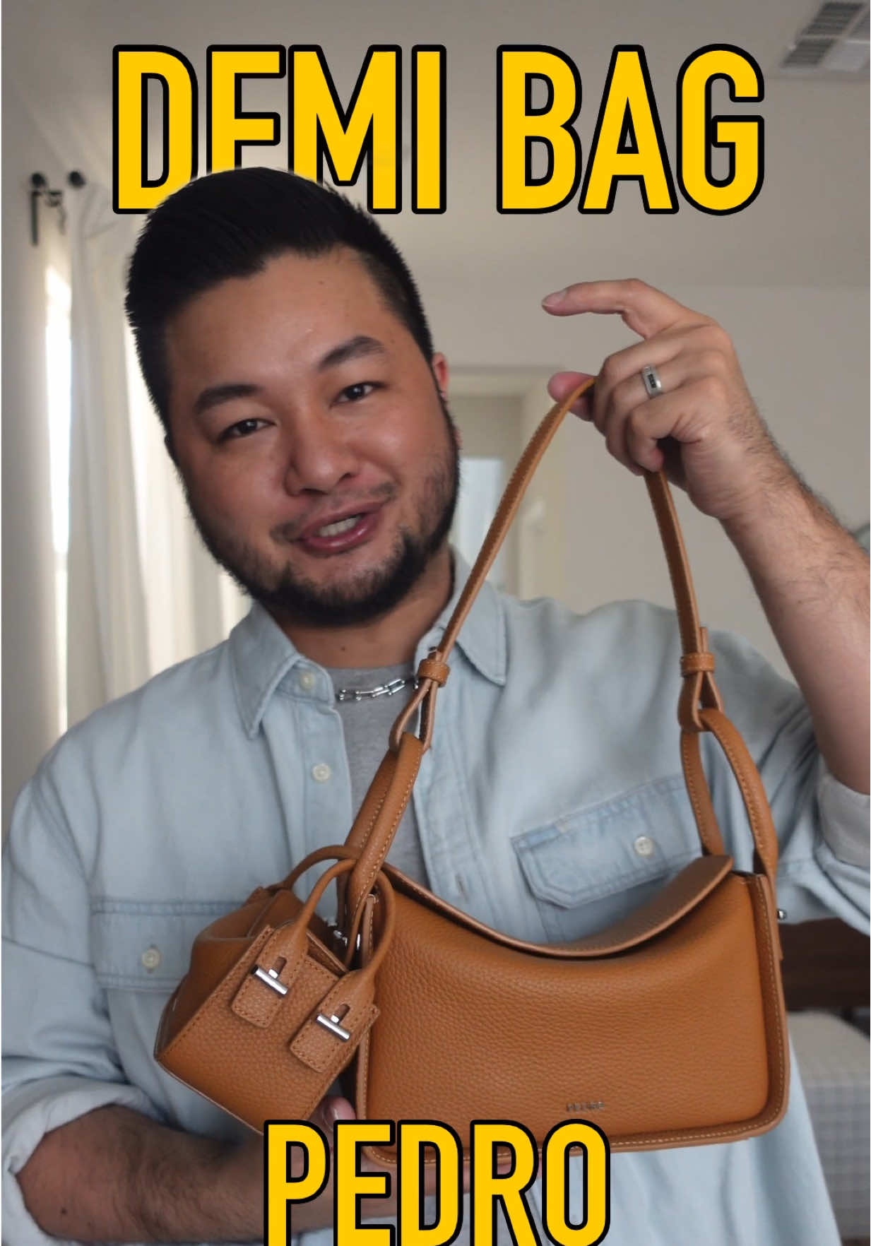 Today, I’m excited to share the Demi and Demi Mini from the brand Pedro. As always, I’ll have links in my bio. 😊 @PEDRO  I bought both bags almost six months ago. I wanted the mini to be an accessory to the Demi bag, but I just noticed the brand launched a micro Demi bag! They are also launching a Maxi Demi bag which I am very curious about. It’s nice to see the expansion on this collection.  Made with genuine leather, I love the versatility of the Demi bag. It’s minimal, has additional straps, and has the perfect slouch! #HandbagReview #HandbagTikTok #Pedro #DemiBag #NewBag #ForYou 