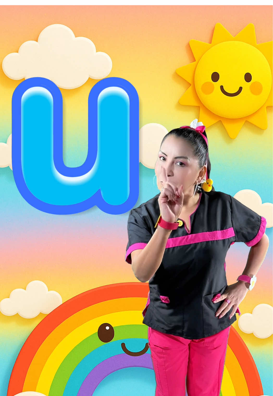 ¡Aprende y saluda con las vocales! Con esta divertida canción de Tía Tully, los niños aprenden las vocales mientras saludan con alegría: Con la A saludo a mi mamá, con la E a un bebé, con la I solo a ti, con la O con mucho amor, y con la U… ahora me saludas tú. ¿Con cuál vocal saludas tú hoy? Déjalo en los comentarios y cantemos juntos. #TíaTully #CanciónDeLasVocales #EducaciónInfantil #AprenderJugando #NiñosFelices #MúsicaEducativa #SaludoConLasVocales #mestratiktoker #AprendeEnTikTok 
