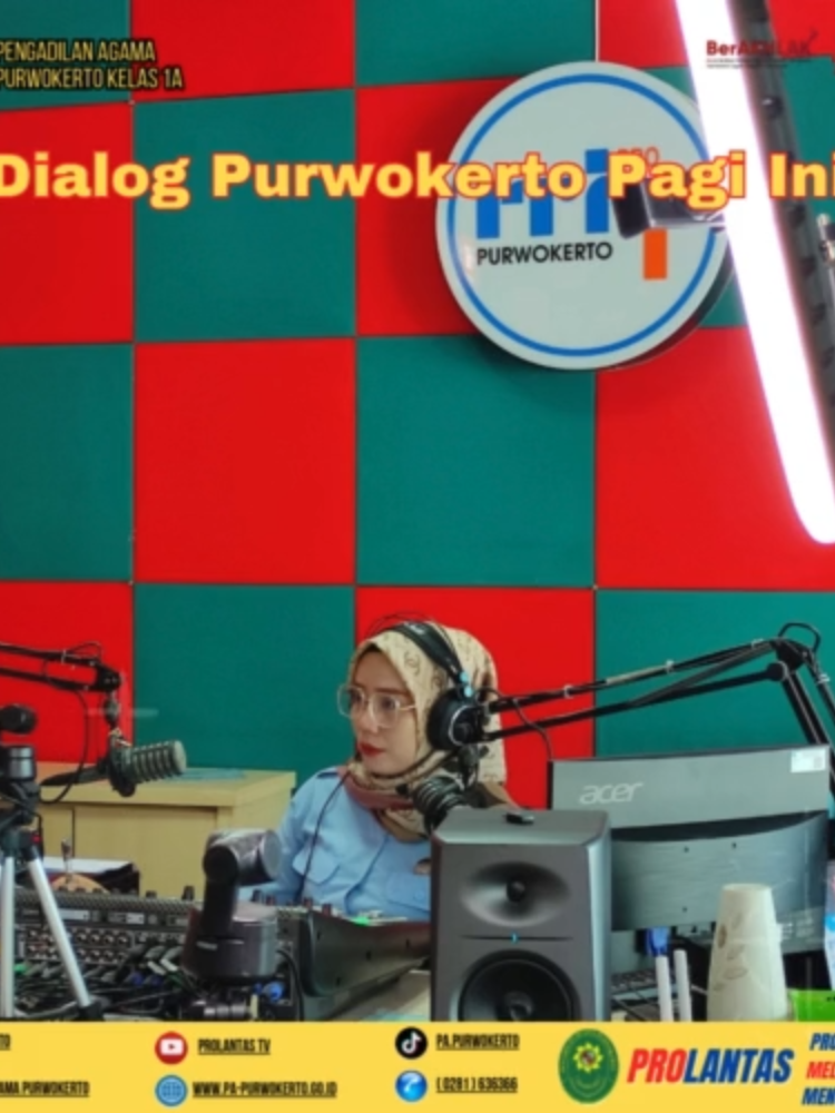 DIALOG PURWOKERTO PAGI INI BARENG RRI PURWOKERTO TOPIK ( Tingginya Angka Perceraian Dan Usulan Revisi Undang-Undang Perkawinan ) #pengadilanagama #purwokerto #badilagmahhkamahagungri #humasmahkamahagung #rri #siarantvdigitalindonesia