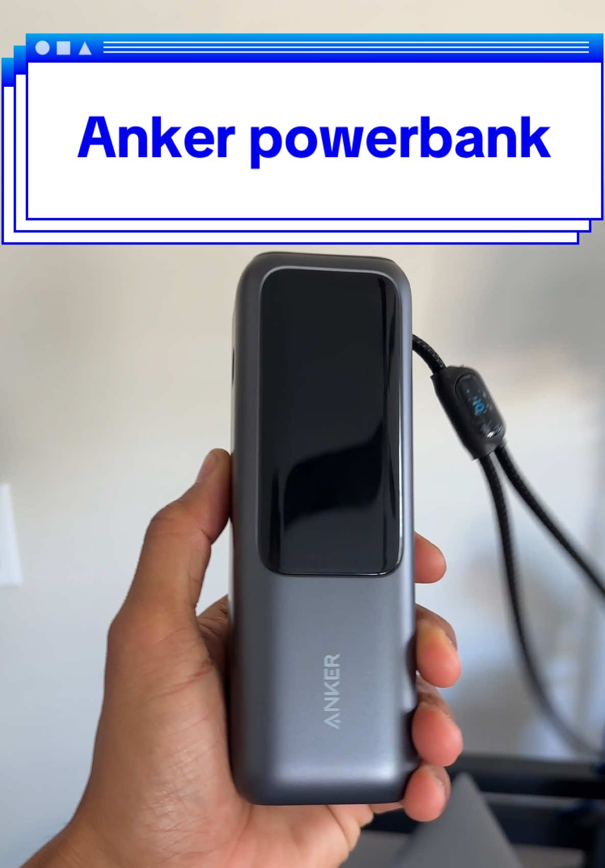 This portable power bank can charge up to four devices at a time #anker #ankerportablecharger #powerbank #portablepowerbank #tiktokshopcreatorpicks #tiktokshoprestock #tiktokshopmothersday 