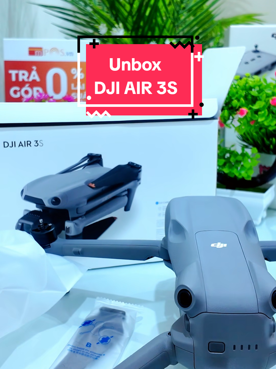 Unbox DJI Air 3S ( DJI RC N3 )   Flycam Cao Cấp Quay Phim Chụp Hình Từ Trên Cao #flycam #dji #drone #djiair3s #air3 