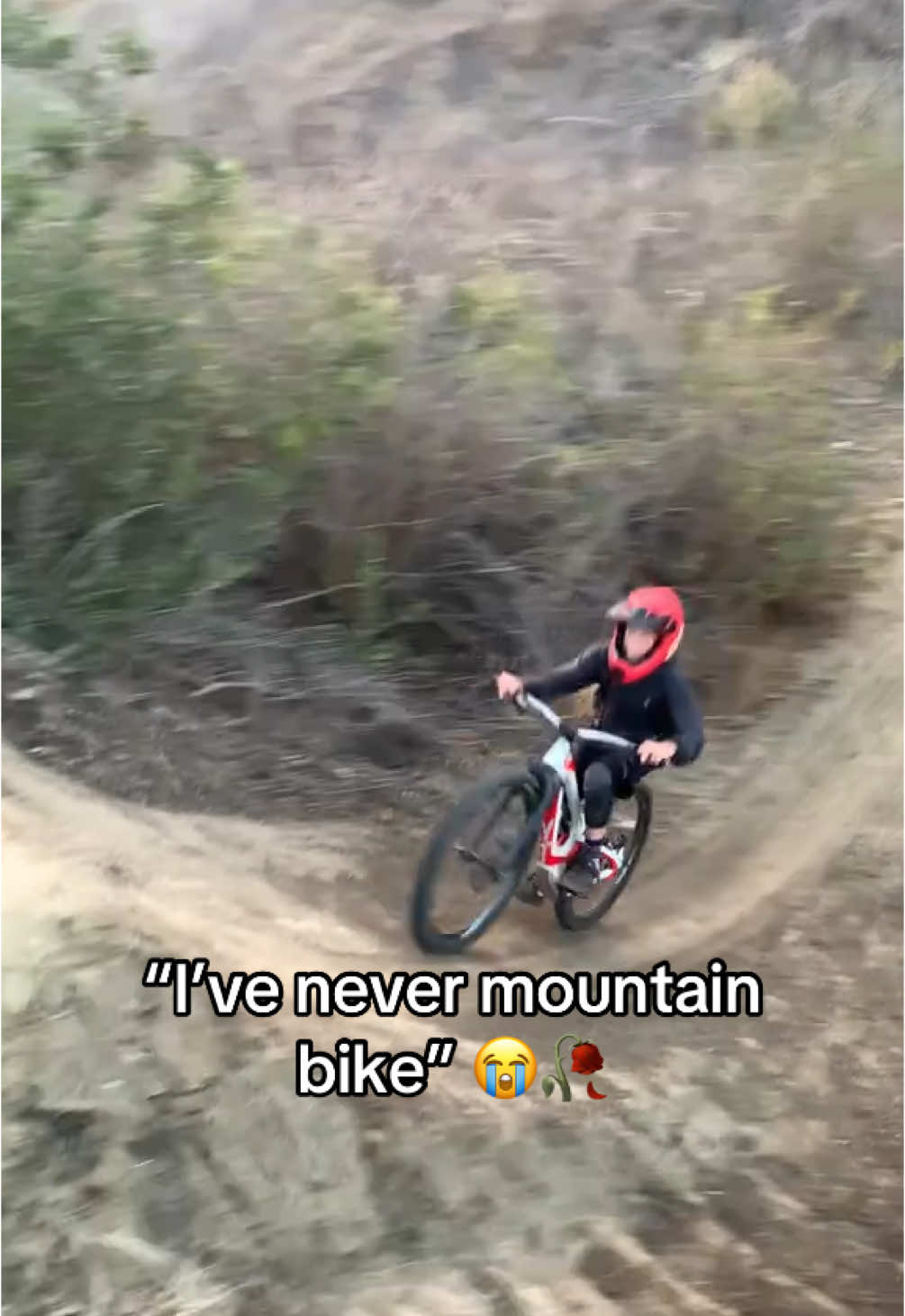 Bro still learning 😭 (@Skate Hoez) #bike #biker #fail #mountainbike 