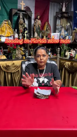 Reading on the one and only Florida stone man #florida#floridastoneman#crystals#tarot#tarotreading#santamuerte#arcangel#orishas#fyp#fypシ 