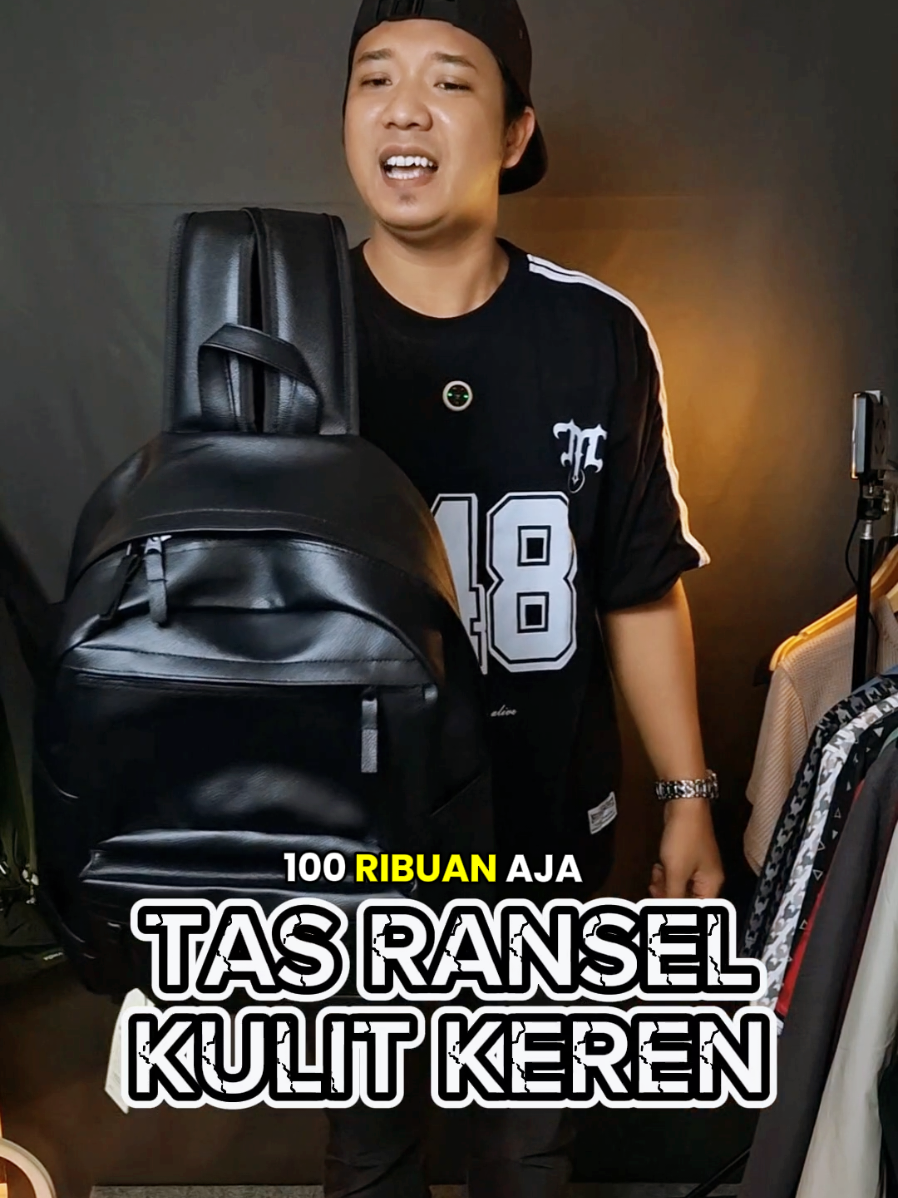 Tas ransel backpack dengan bahan kulit dan keren,kapasitas besar dan harga terjangkau #ransel #ranselsekolah #tassekolah #ranselkuliah #tasransel #backpack #fyp 