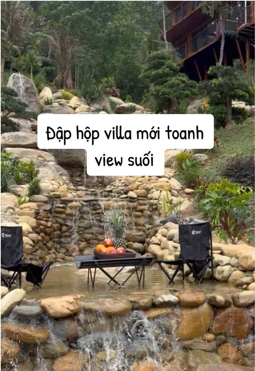 Đập hộp villa mới toanh view suối tại Đập Đồng Đò– không gian cực chill, check-in là mê! #lakeside #4pn#socson #hongngocbooking 