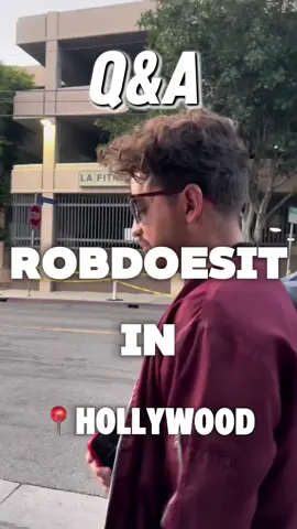 Robdoesit, trip to ice cream, QA, motivational. #fyp #hollywoodblvd #hollywood #streetinterview #interview #qa #robdoesit 
