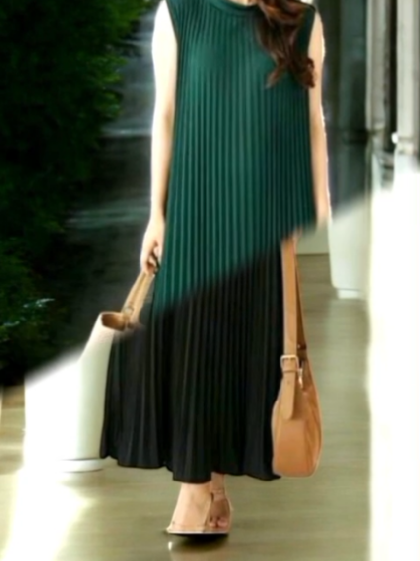 DRESS WANITA PLISKET MAXI PREMIUM #dress #plisket#maxi #nyamandipakai 