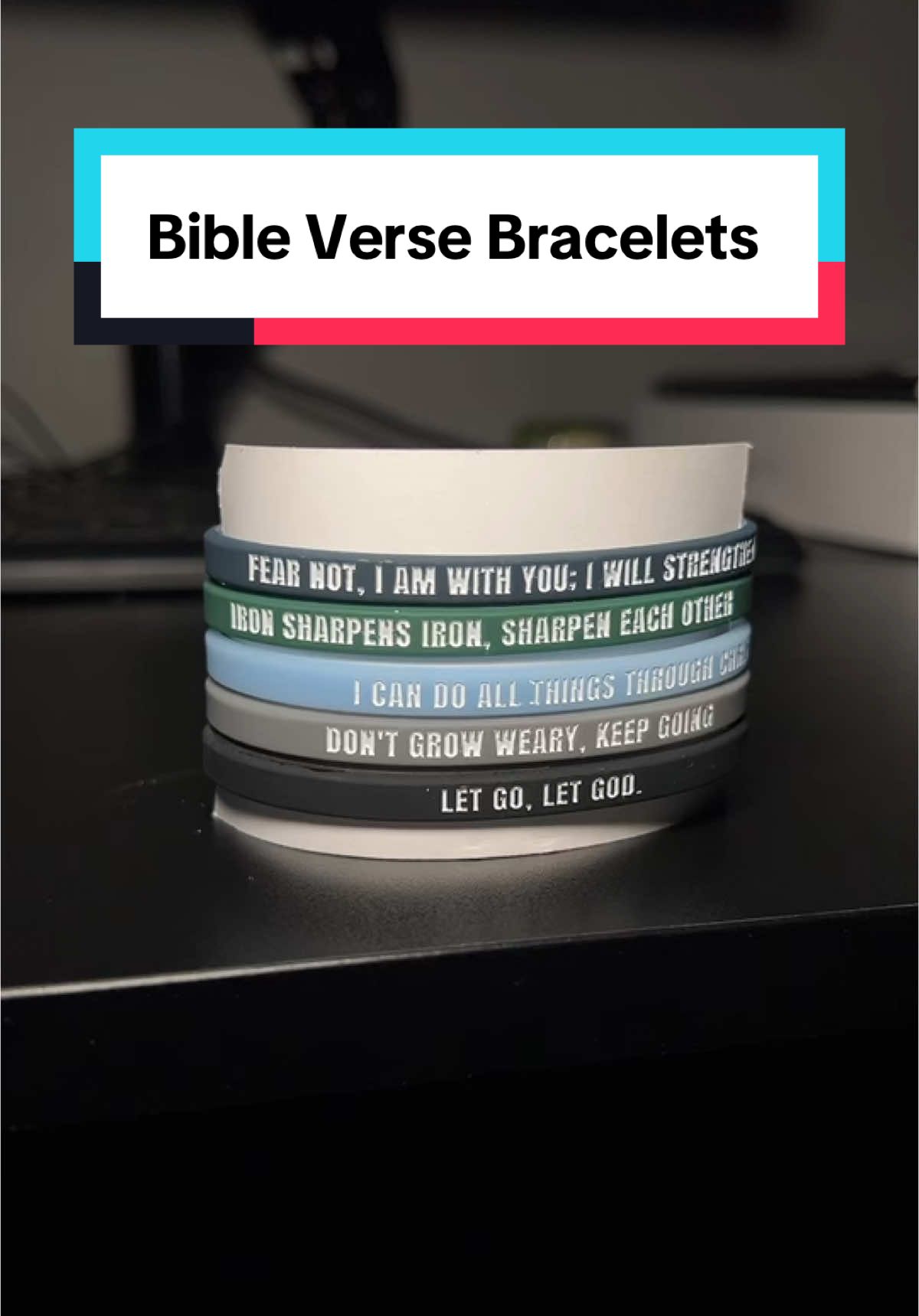 I love having these to wear as a reminder ☺️✝️ • • #christiantiktok #bible #verse #bracelet #bracelets #christian #tiktokmademebuyit #tiktokshop #tiktokshopfinds 