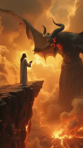 Jesus versus Devil #jesus #jesuslovesyou #fy #fyp #bible #christianity #devil #hell #clash 