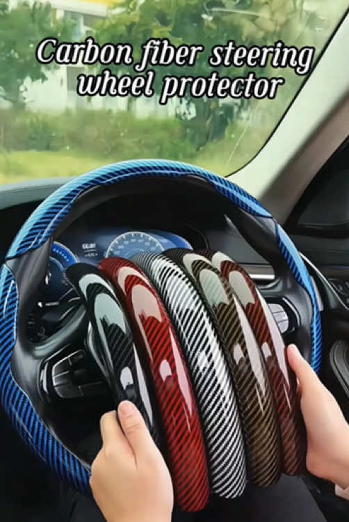 I love the sleek and sporty look of these steering wheel covers ##steeringwheelcover##carstuff##steeringwheel##lovelanguage##seasonalgems##ttsdelight##newyearnewaura##giftguide##tiktokshopjumpstart 