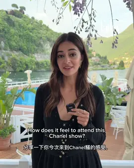 Indian actress Ananya Panday made her debut appearance as a Chanel brand ambassador at Lake Como, Italy. 🌟 #Chanel #AnanyaPanday #LakeComo #ananyapandayedit  