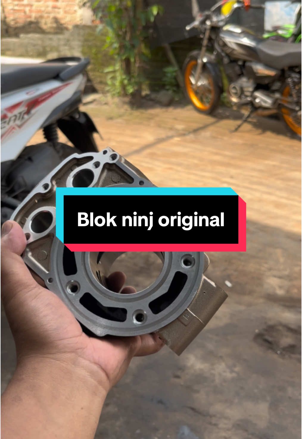 Blok Ninja set piston original Kawasaki ready di keranjang kuning yaa 🔥#blokninja #blok1855 #kmigold #fyppppppppppppppppppppppp 