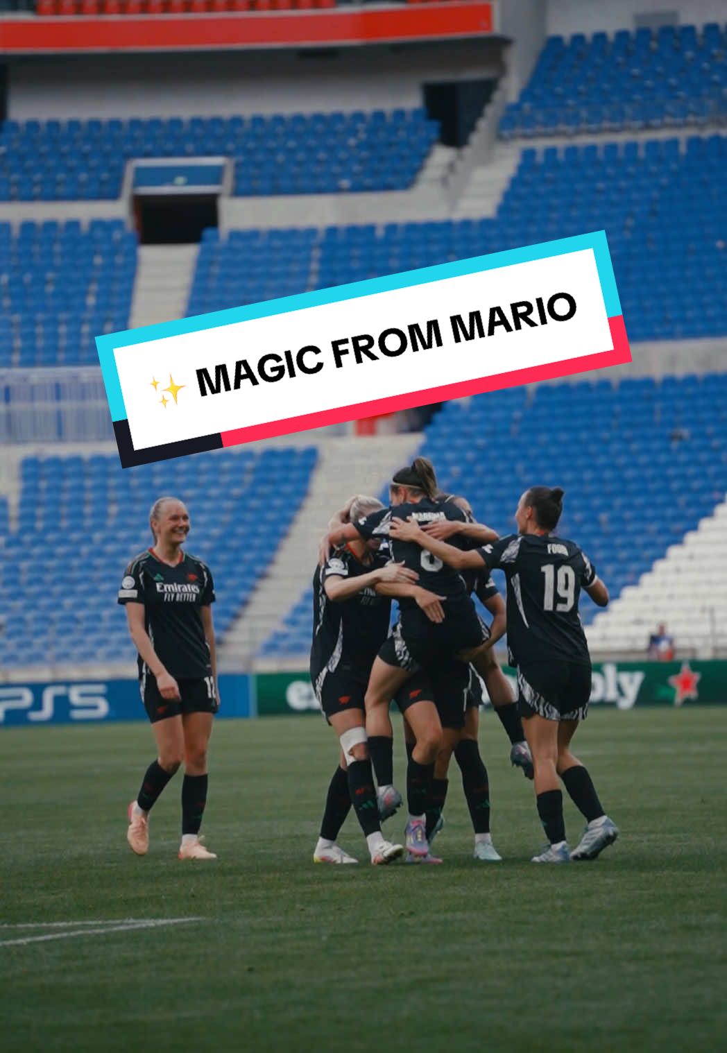 One special hit from Mario 💫 #arsenal #arsenalwfc #marionacaldentey #championsleague 