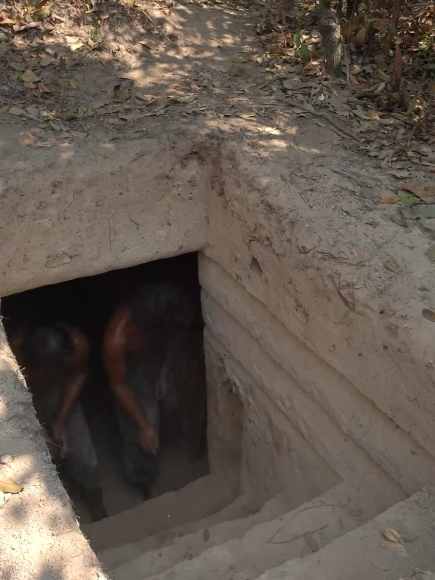2 Man Build The Most Underground 2 Bed Fireplace And Pools Inside Part I