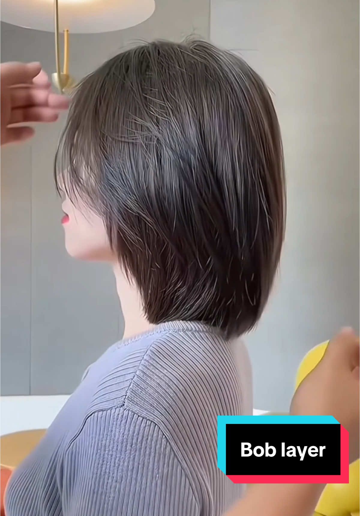 Bob layer tạo độ phồng cho tóc không bị xẹp dành cho tóc ngắn#cuthair #boblayer #maibayhanquoc #LearnOnTikTok #tocdep #viral #xuhuong 