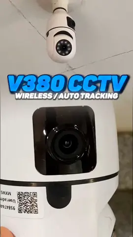 V380 CCTV Bulb Wireless Indoor Auto Tracking 360 Wi-Fi Connection -  PTZ IP Camera 10m Night Vision Audio Automatic with Remote Phone Speakee #cctvcamera #wirelesscctvcamera #v380cctv  #wirelesscctv 