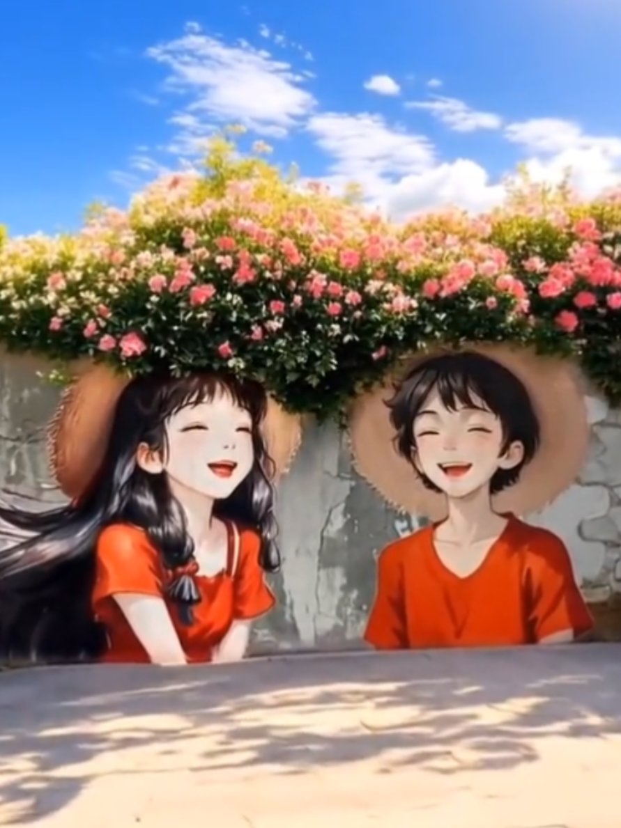 More of creative art 🌸 #streetart #streetartist #treehead #outdoorart #wallart #graffiti #idea #Art #artist #artistsoftiktok #artis #painting #paint #drawing #creative #creativity #artideas #artistatiktok #artvideo #lovestory #flowers #girl #fypシ゚ #fypage #foryourpage #mostpopular #اكسبلور #explore #trendingvideo #trendy  #الشعب_الصيني_ماله_حل😂😂 