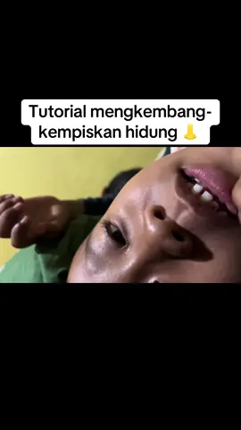 Jangan lupa ikuti tutorial mengkembang kempiskan hidung ala ala aku yah, mudah kok. Cobain yaah 🤣🤣 #fyp #fy #bocil #tutorial 