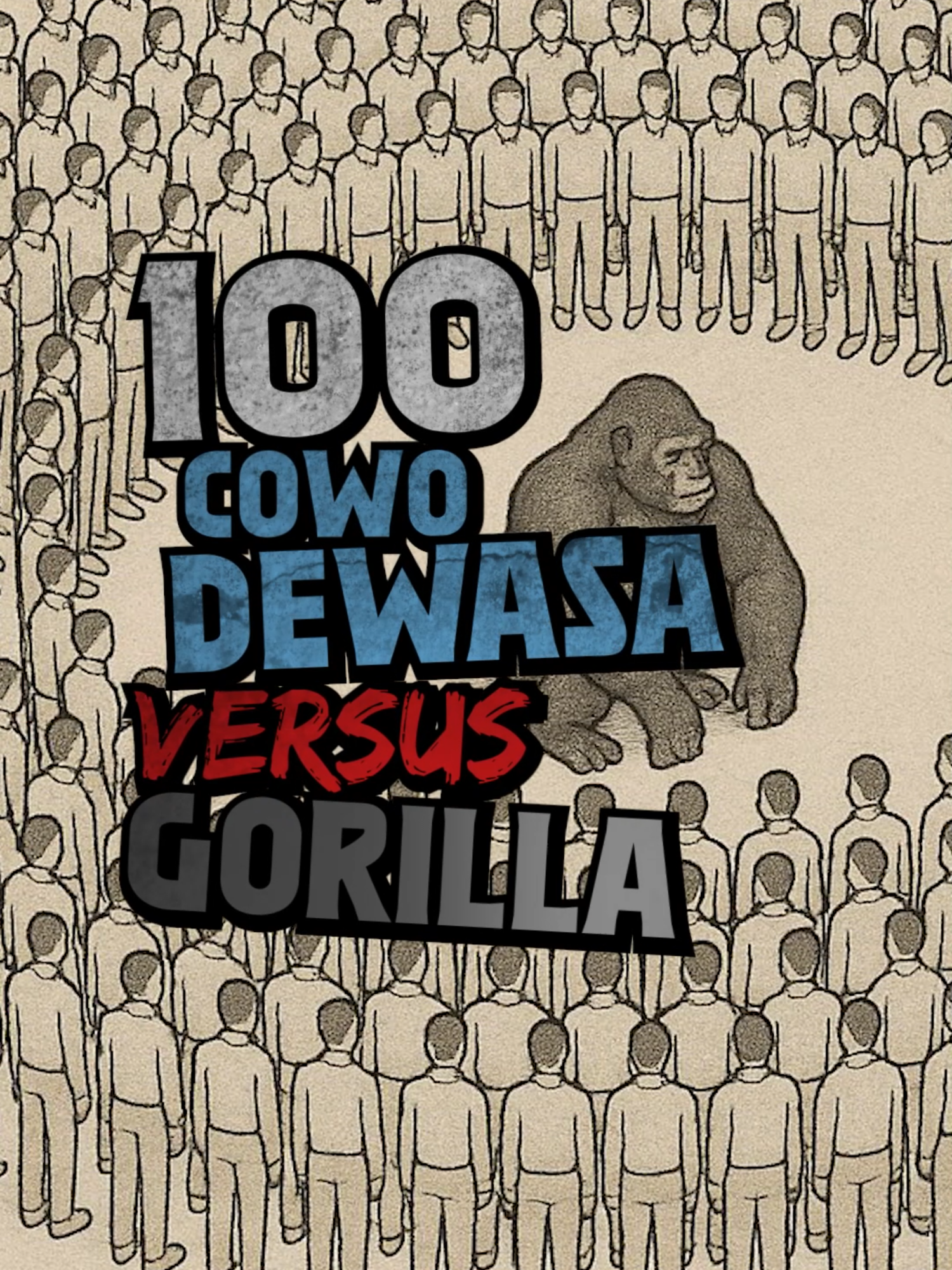 1 Gorilla 🦍 vs 100 Manusia 🚶‍♂️ #anime #animeindo #fyp #fypシ