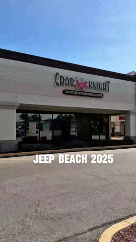 Daytona : Jeep Beach was nothing shy of amazing 🥰 Crab Knight 20/10 ! 