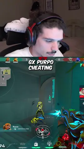 GX Purp0 Cheating 🤓 #Valorant #valorantgaming #valorantclips #costacheu 
