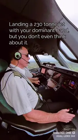 As a Training Captain, I often fly from either the left or right seat, depending on the day—and one of the most common questions I get is: How do you switch between the two? The short answer? I’m not really sure—I just do it. But the real answer is this: flying isn’t about which hand you use, it’s about hand-eye coordination. Whether it’s your left or right hand on the sidestick or thrust levers, your focus is on a smooth, safe approach and landing. There’s so much going on that manual dexterity barely even registers. Of course, practice helps. But after years of regularly flying in both seats, it’s become second nature. I don’t even think about it anymore. #ambidextrous #pilotlife #flying