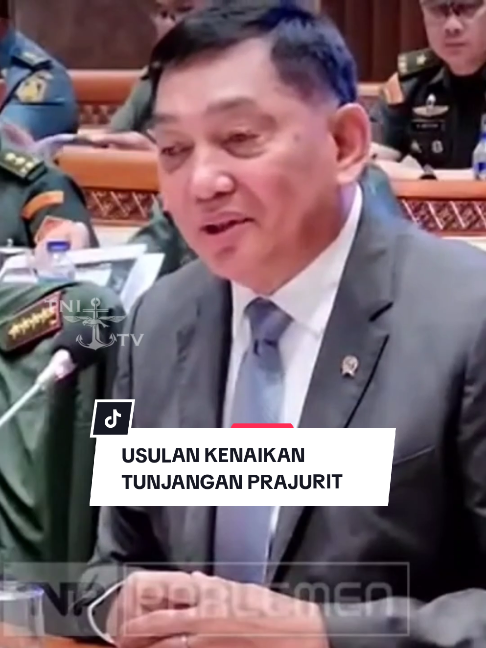 USULAN KENAIKAN TUNJANGAN  OPERASI UNTUK PRAJURIT TNI #tniontv #kemhanri #menhanri #tni #prajurittni #tnidihatirakyat #army #militerindonesia #nkrihargamati #tniad #tniau #tnial #daerahoperasi 