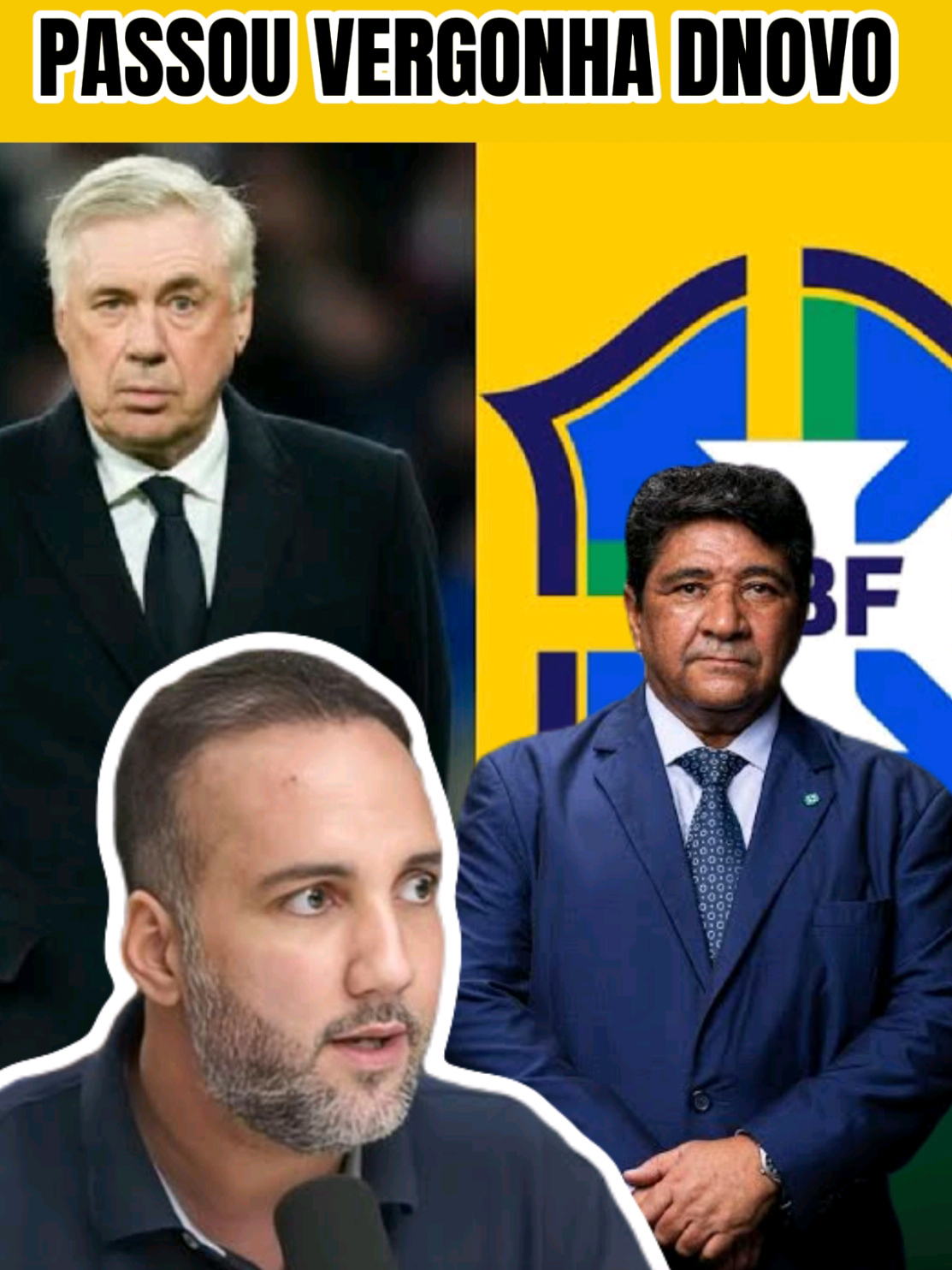 Notícias do futebol #selecaobrasileira #cbf #ancelotti 
