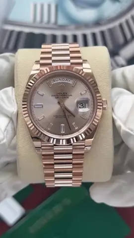 ស្អាតដូចថ្មី Rolex Daydate 40mm President Bracelet Yellow Gold #RolexCambodia #sellwatches #watch 