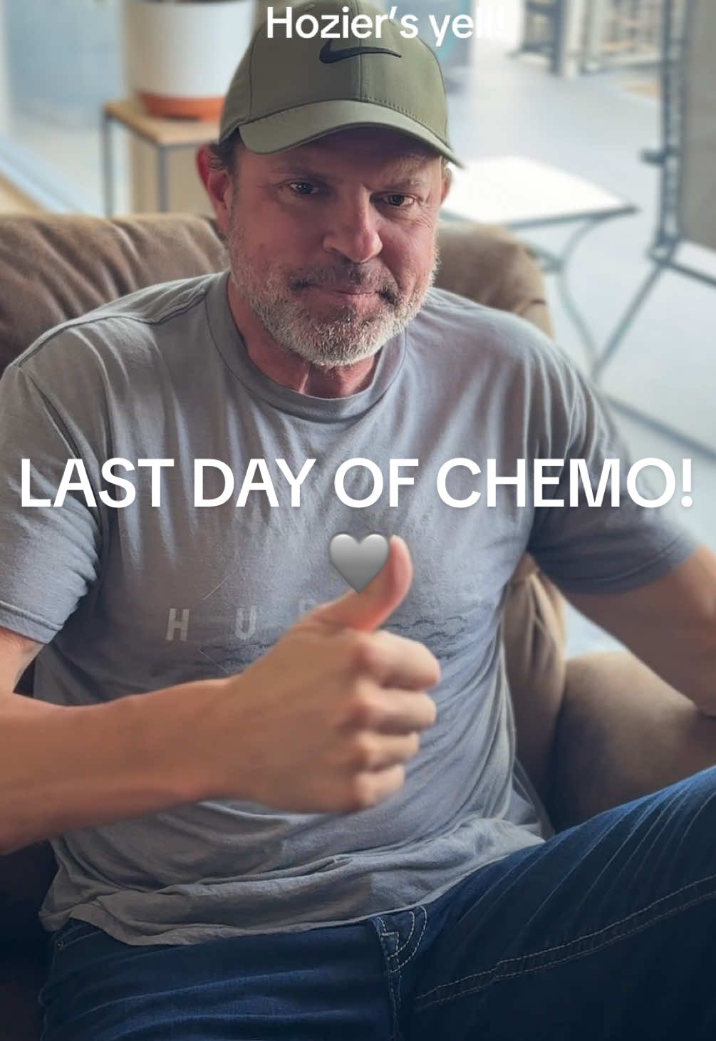 6 months of chemo DONE!!! & he’s off to the gym to celebrate. 🩶 #glioblastoma #glioblastomaawareness #glioblastomamultiforme #gbm #braincancer #highgradeglioma #terminalcancer #cancerfighter #fuckcancer #idh1negative #unmethylated 