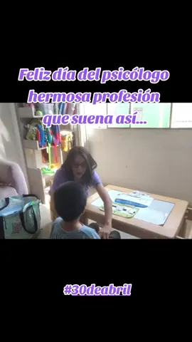 día del psicólogo  #diadelpsicologoperuano #psicologia #diadelpsicologo #terapeutainfantil #niños #tdah #autismo #30deabril 